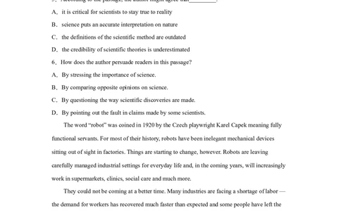 高考英语阅读理解分类训练：社会类_03高考英语_通用版（老高考）复习资料_2023年复习资料_二轮复习_通用版高考英语二轮复习阅读理解分类训练（含答案）