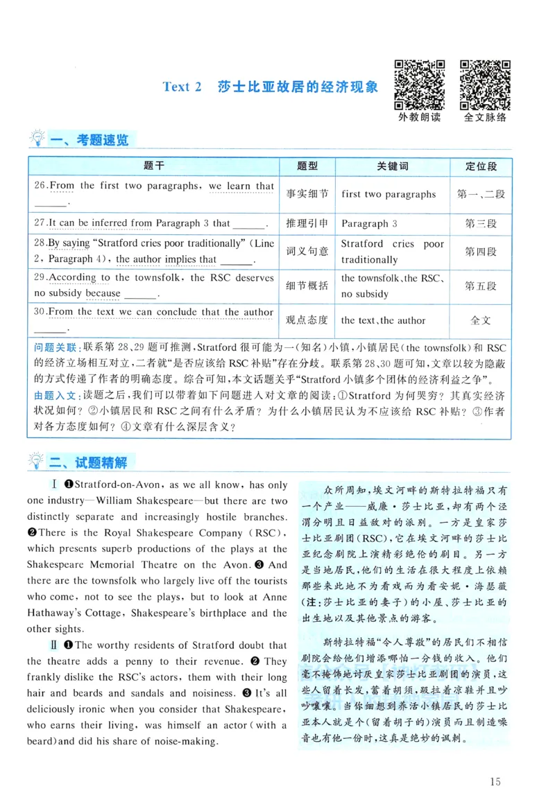 2006年真题解析及复习思路_考研英语真题（英一＋英二）_考研英语真题_考研英语一历年真题_❤️6.黄皮-英语一解析_真题解析及复习思路（2001-2025）