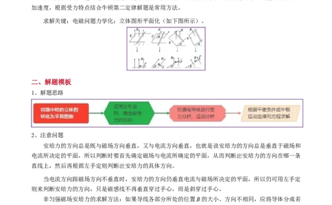 模板11-1磁场（四大题型）（原卷版）_2025年新高考资料_二轮复习_2025年高考物理答题技巧与模板构建339420717