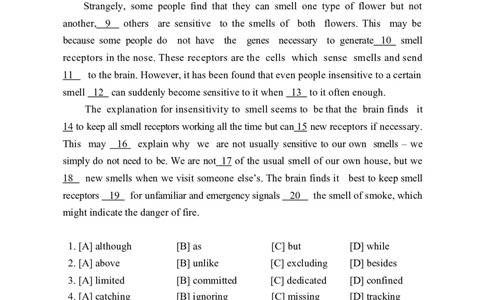 2005年历年考研英语真题_考研英语真题（英一＋英二）_考研英语真题_考研英语一历年真题_❤️1.英语一1980-2009真题及解析_1998-2009考研英语真题（word)