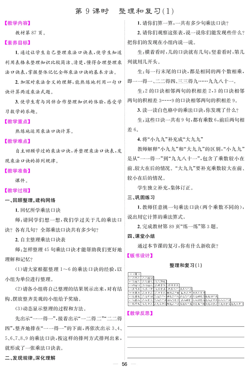 二人数上册教案_小学数学人教版单独教案（1-6上下册）_《课堂内外教案》1-6上下册（26春）_1-6上册（25秋）