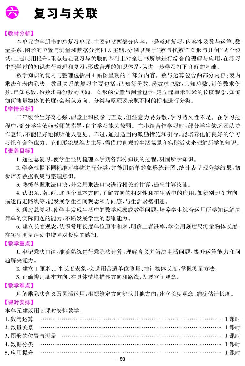 二人数上册教案_小学数学人教版单独教案（1-6上下册）_《课堂内外教案》1-6上下册（26春）_1-6上册（25秋）