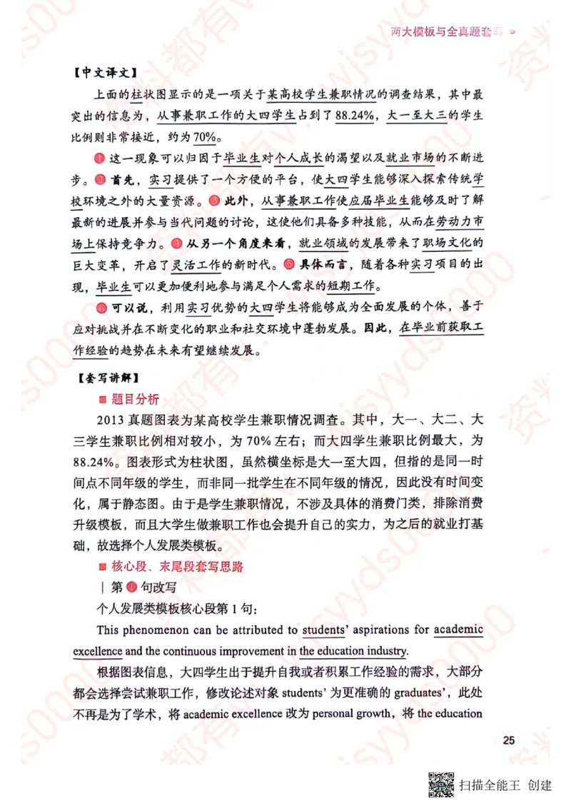 24见山英语二下册（全新）_考研英语真题（英一＋英二）_考研英语真题_考研英语一历年真题_25英语-万能作文模板_赠送：25年万能作文模板_见山作文模板_新-付费-见山-作文英二