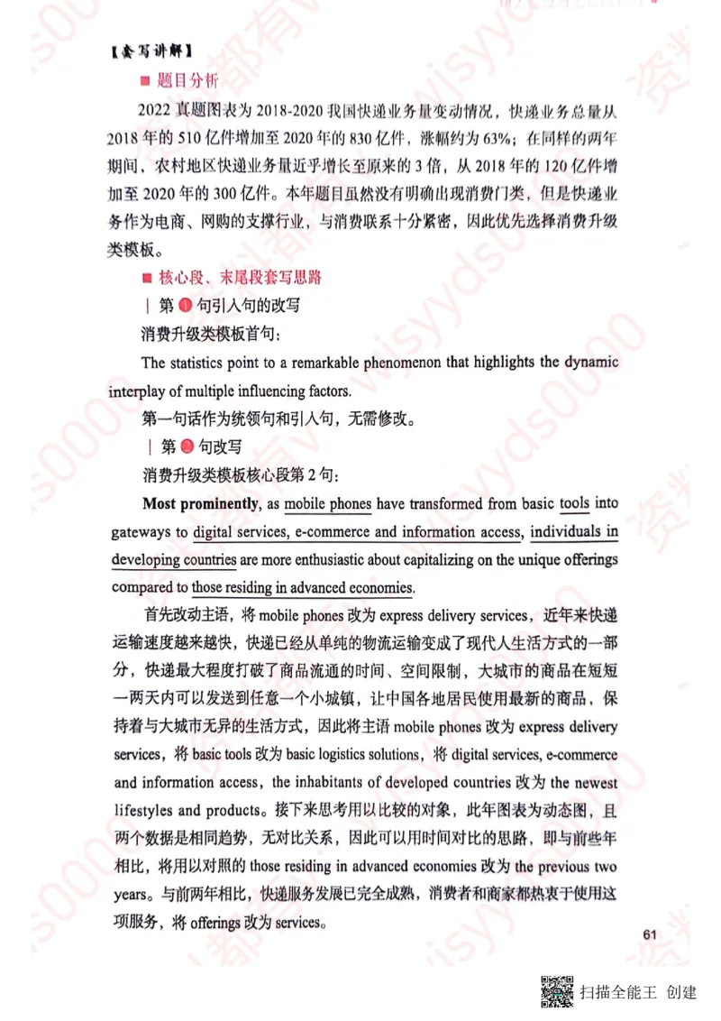 24见山英语二下册（全新）_考研英语真题（英一＋英二）_考研英语真题_考研英语一历年真题_25英语-万能作文模板_赠送：25年万能作文模板_见山作文模板_新-付费-见山-作文英二