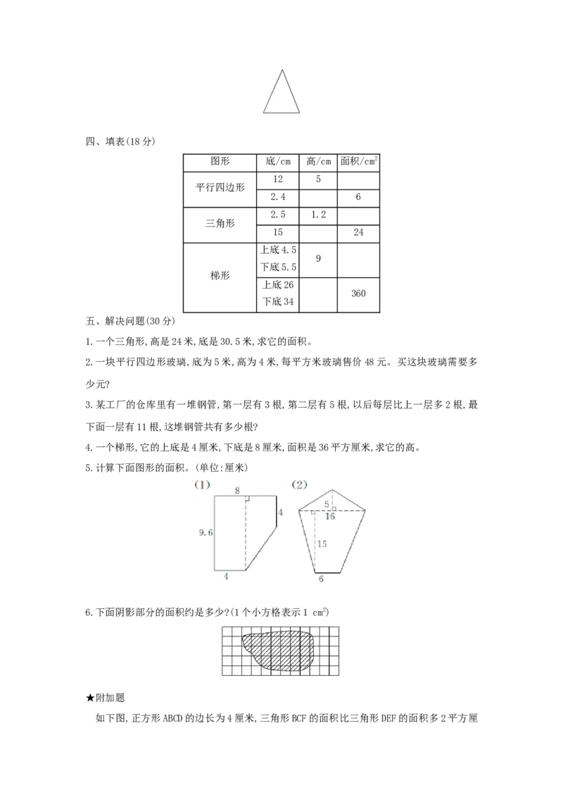 第6单元多边形的面积_小学数学人教版5年级上册_1课时详案