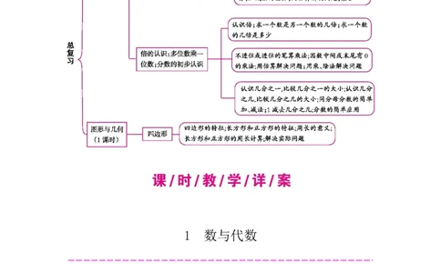 总复习_小学数学人教版3年级上册_1课时详案_1课时详案