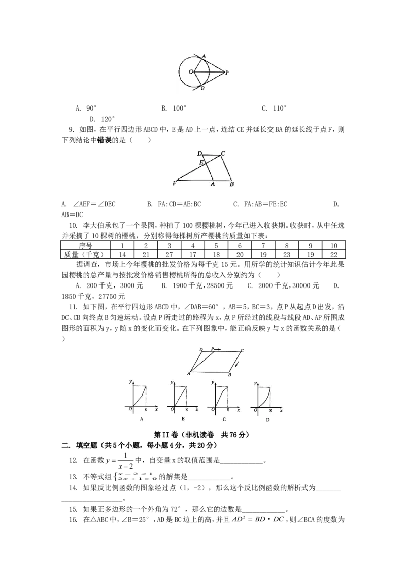 2005年北京市中考数学试题与答案_2.2015-2025年中考数学_2.数学中考真题2015-2024年_地区卷_北京中考数学05-23