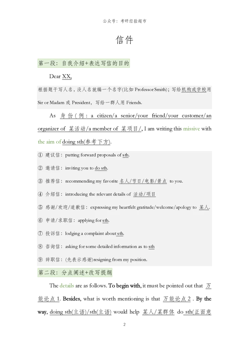 小作文模板@考研经验超市_考研英语真题（英一＋英二）_考研英语真题_考研英语一历年真题_25英语-万能作文模板_26年万能作文模板（持续更新...）_考研经验超市作文
