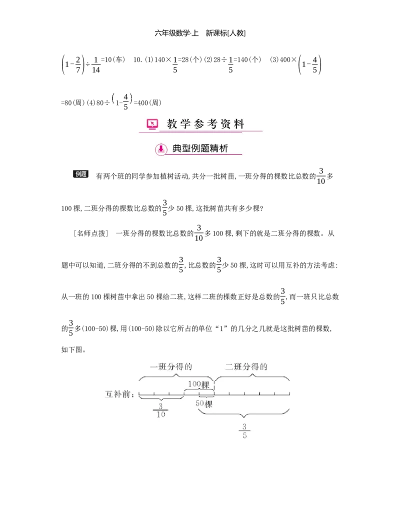 第3单元分数除法_小学数学人教版6年级上册_1课时详案