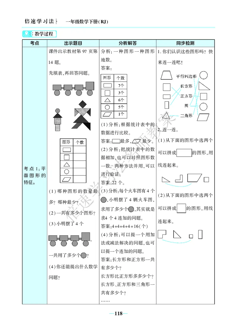 倍速名师教案RJ1数下_小学数学人教版单独教案（1-6上下册）_《名师教案》1-6上下册（24秋）_1-6下册