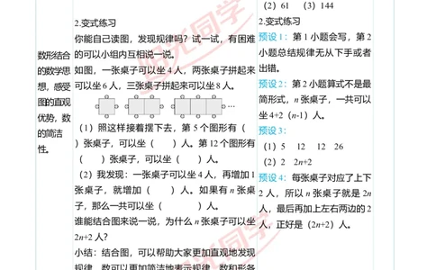 第八单元教学案例_小学数学人教版单独教案（1-6上下册）_《阳光同学教案》1-6上册（25秋）_阳光同学特级教案数学人教6年级上册_第八单元　数学广角&mdash;&mdash;数与形
