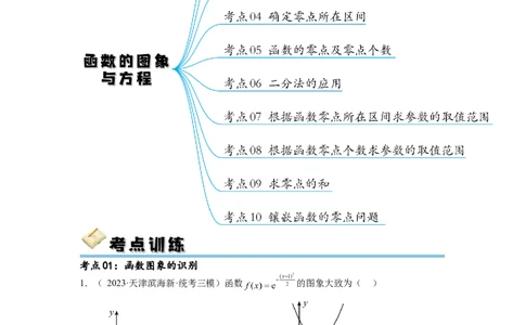 考点巩固卷06函数的图象与方程（十大考点）（解析版）_新高考复习资料_2024年新高考资料_一轮复习资料_完2024年高考数学一轮复习考点通关卷（新高考）_考点巩固卷