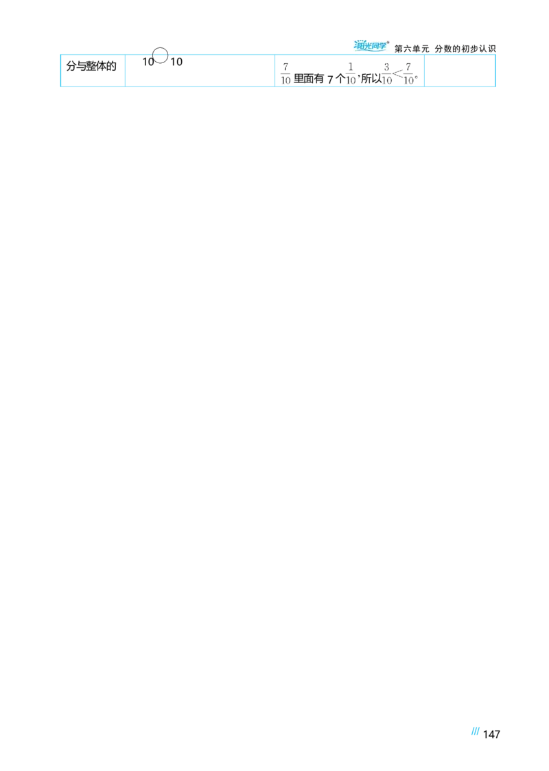第六单元分数的初步认识_小学数学人教版单独教案（1-6上下册）_《阳光同学教案》1-6上册（25秋）_阳光同学特级教案数学人教3年级上册