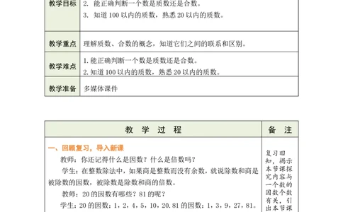 第6课时_小学数学人教版单独教案（1-6上下册）_《绿卡图书教案》1-6下册（26春）_5年级下册（26春）_第2单元