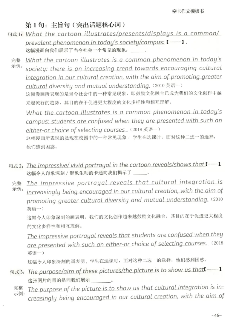 空卡英语作文模板_考研英语真题（英一＋英二）_考研英语真题_考研英语二历年真题_25英语-万能作文模板_25年万能作文模板（持续更新...）_空卡作文模板