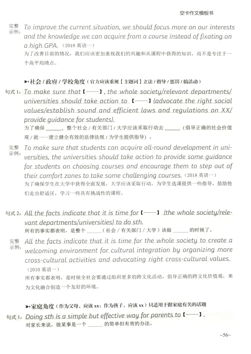 空卡英语作文模板_考研英语真题（英一＋英二）_考研英语真题_考研英语二历年真题_25英语-万能作文模板_25年万能作文模板（持续更新...）_空卡作文模板