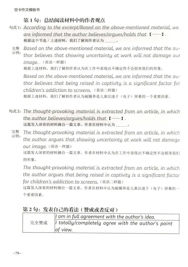 空卡英语作文模板_考研英语真题（英一＋英二）_考研英语真题_考研英语二历年真题_25英语-万能作文模板_25年万能作文模板（持续更新...）_空卡作文模板