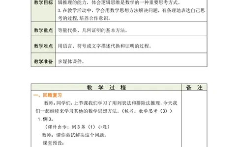 第22课时数学思考（3）_小学数学人教版单独教案（1-6上下册）_《绿卡图书教案》1-6下册（26春）_6年级下册（26春）_6整理和复习