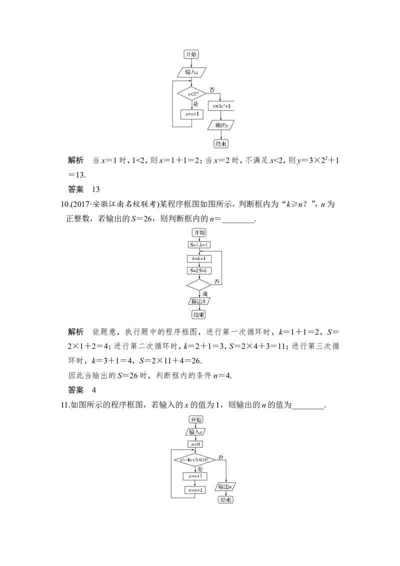 第4讲　算法与程序框图_新高考复习资料_2022年新高考资料_2022年一轮复习各版本_1.新高考2022年高考数学一轮复习_2022届高考数学一轮复习讲义（新高考版）_赠配套习题库_第十三章