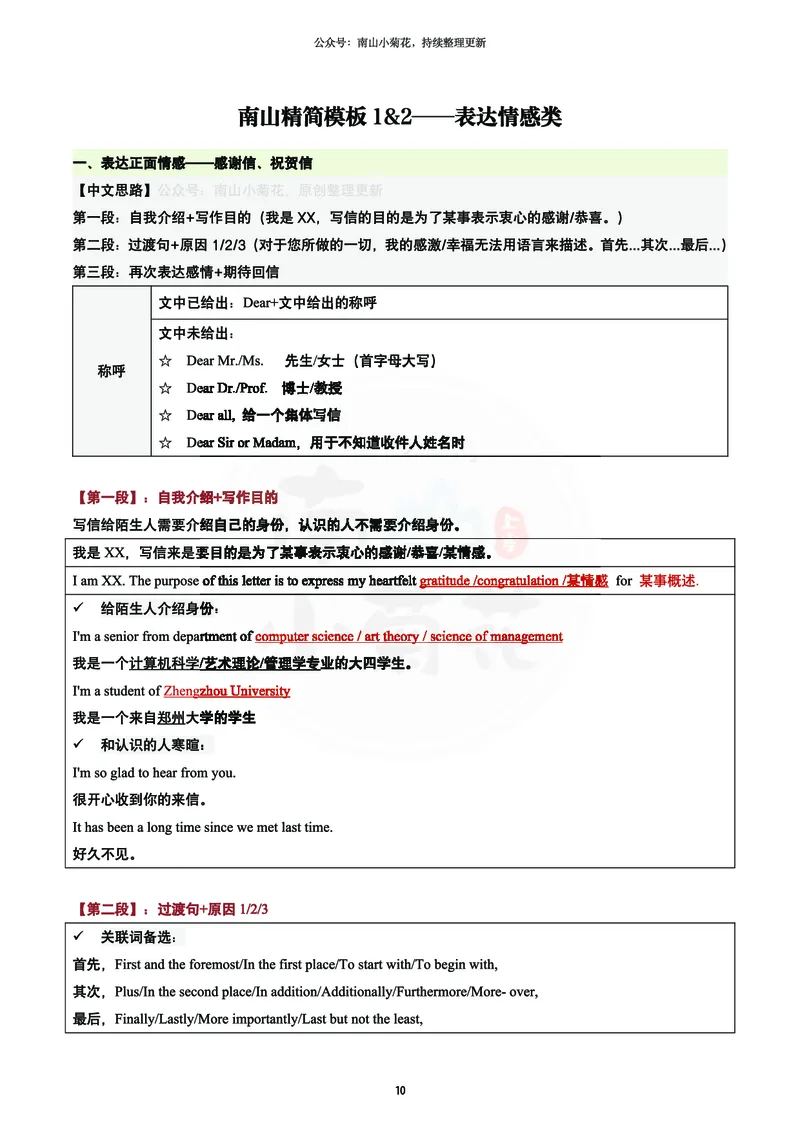 南山吃鸡计划&middot;小作文万用模版（包含速成计划表）_考研英语真题（英一＋英二）_考研英语真题_考研英语一历年真题_25英语-万能作文模板_26年万能作文模板（持续更新...）_南山