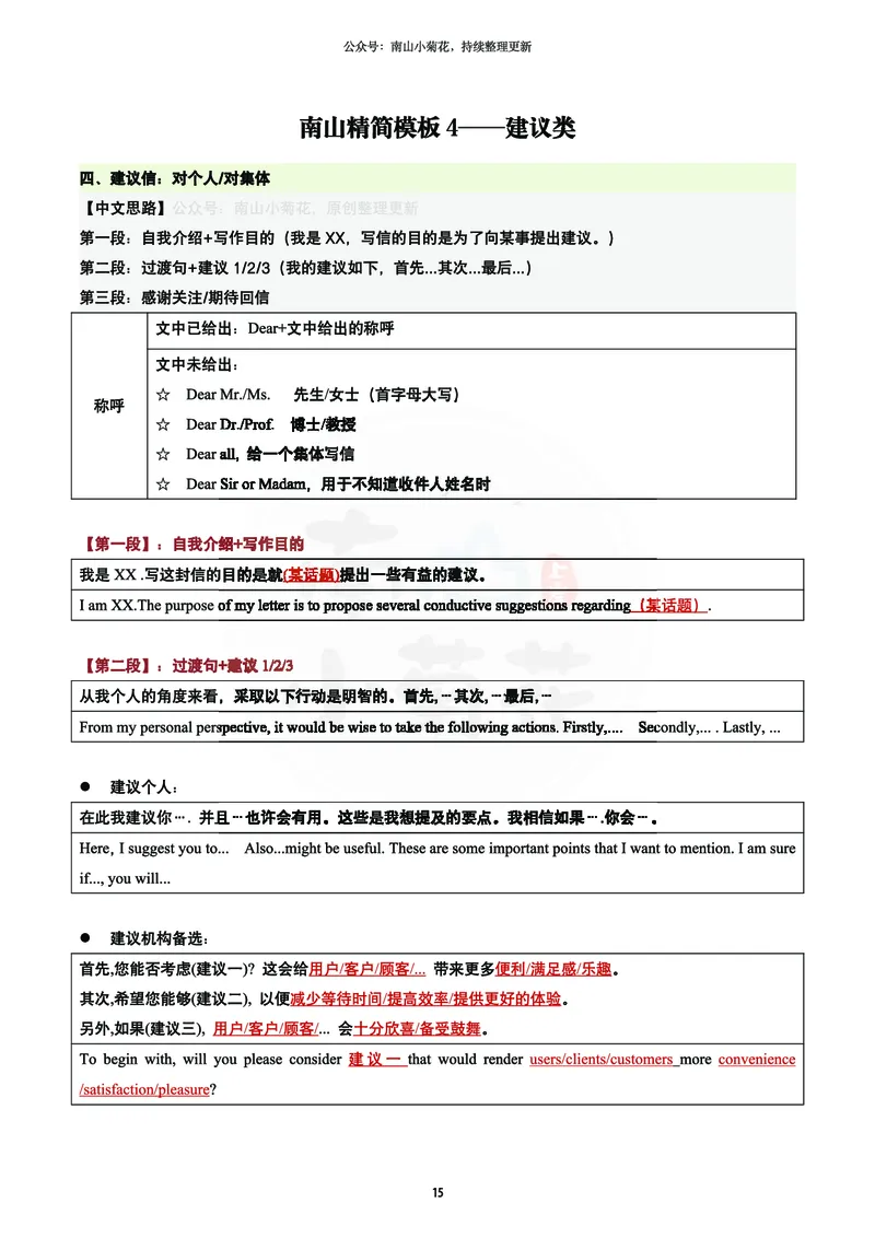 南山吃鸡计划&middot;小作文万用模版（包含速成计划表）_考研英语真题（英一＋英二）_考研英语真题_考研英语一历年真题_25英语-万能作文模板_26年万能作文模板（持续更新...）_南山