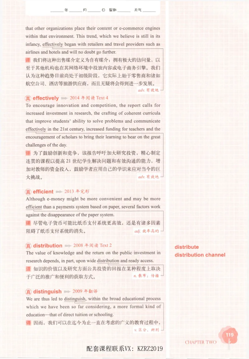 恋词考研英语5500词（晚间听课-真题运用分册）_考研英语真题（英一＋英二）_考研英语真题_考研英语一历年真题_5500词（真题运用+强化强化）