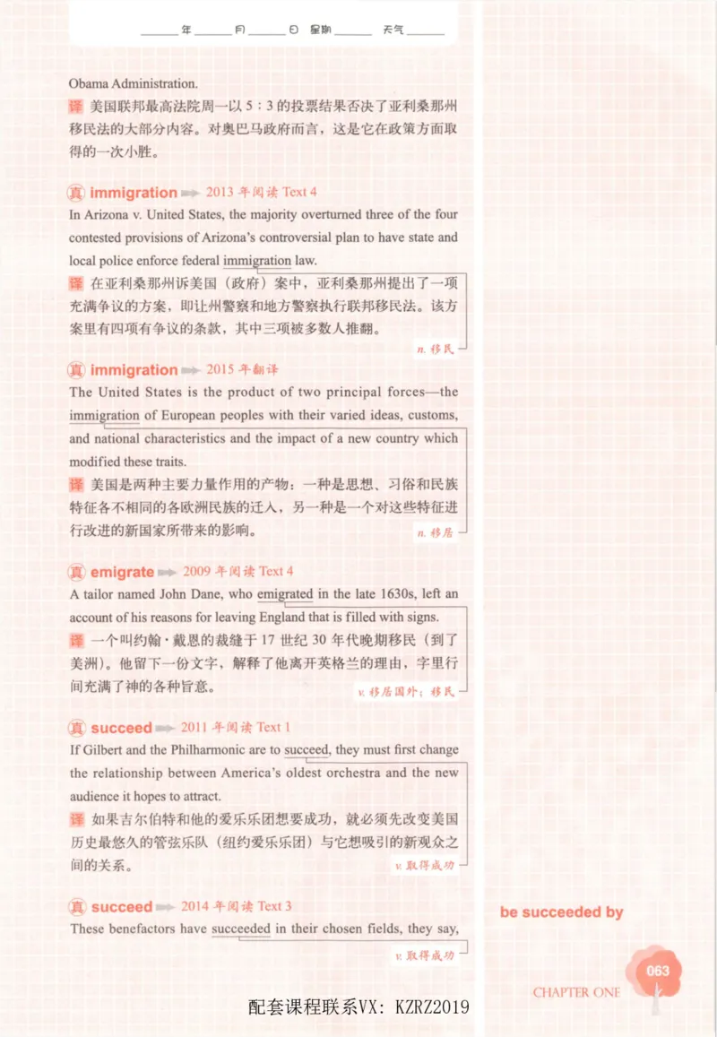 恋词考研英语5500词（晚间听课-真题运用分册）_考研英语真题（英一＋英二）_考研英语真题_考研英语一历年真题_5500词（真题运用+强化强化）