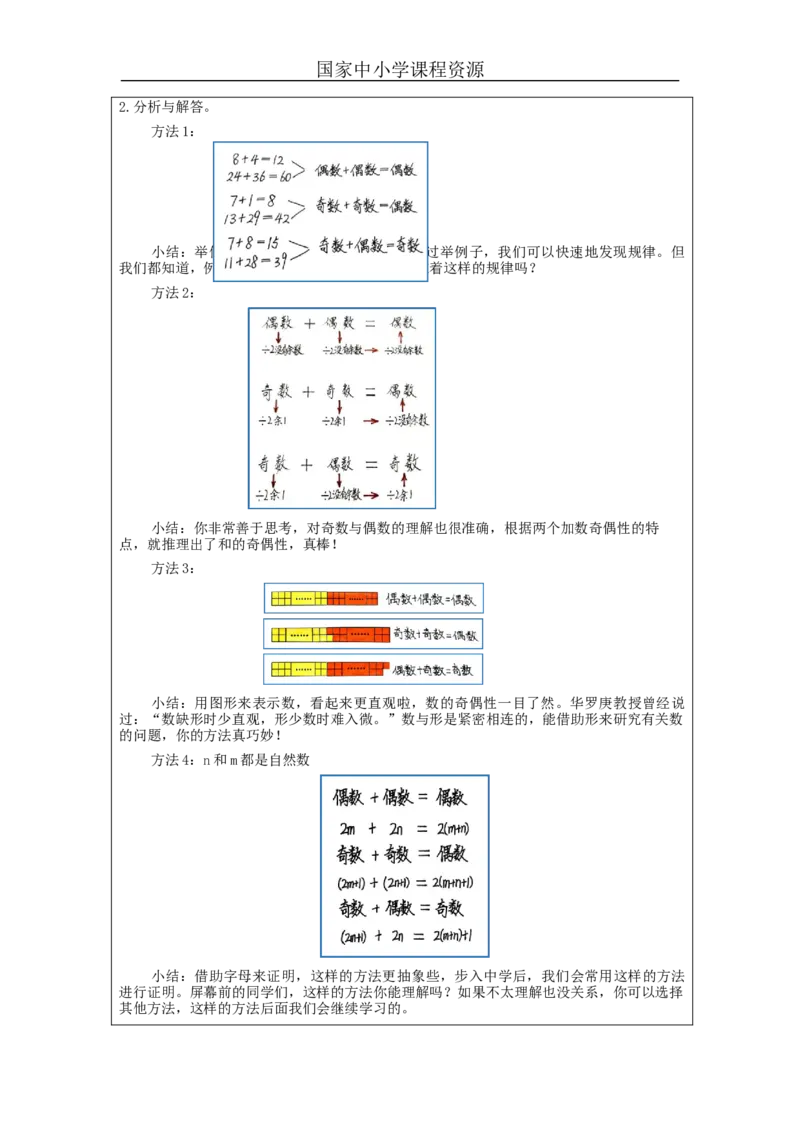 奇偶性_教学设计_小学数学人教版单独教案（1-6上下册）_《智慧教育教案》1-6上下册（25秋）_1-6下册_5年级下册（教案）新插图_第2单元因数和倍数