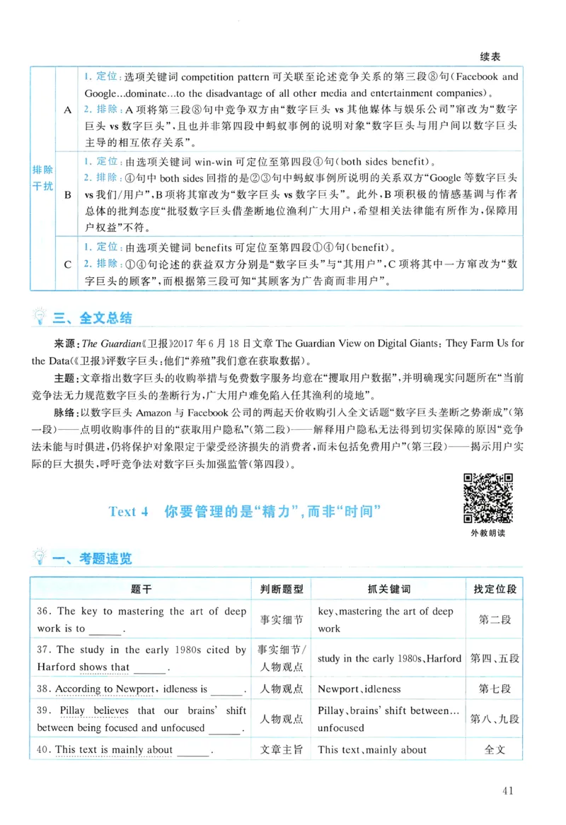 2018年真题解析及复习思路_考研英语真题（英一＋英二）_考研英语真题_考研英语二历年真题_❤️6.黄皮-英语二+解析_真题解析及复习思路（2010-2025）
