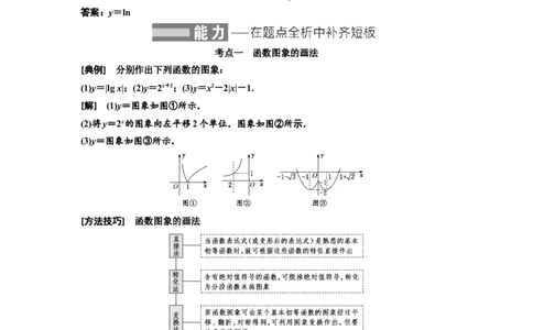 第六节函数的图象及其应用教案_新高考复习资料_2022年新高考资料_2022届一轮复习讲练结合_第二章函数的概念与基本初等函数Ⅰ_第六节函数的图象及其应用