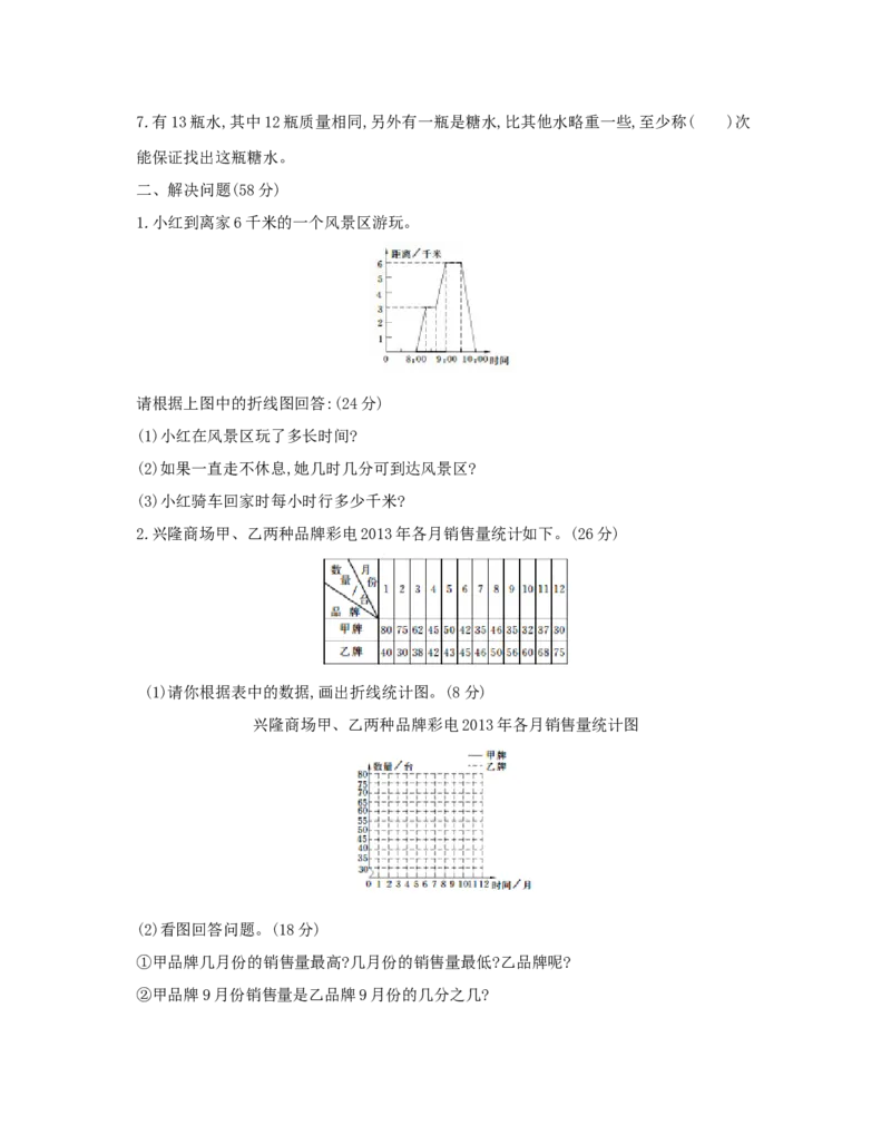 第8单元　数学广角&mdash;&mdash;找次品_小学数学人教版5年级下册_1课时详案_1课时详案