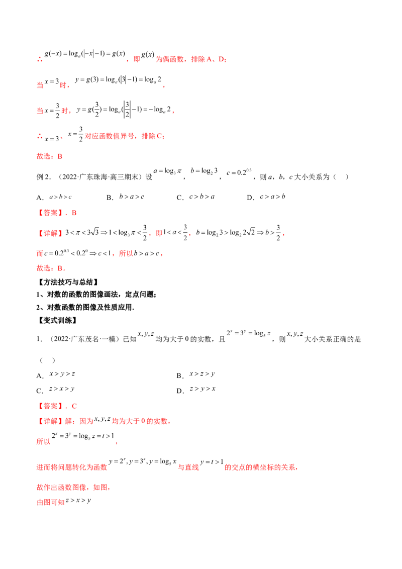 第六讲基本初等函数解析版_新高考复习资料_2023年新高考资料_二轮复习_2023年高考数学必考考点二轮复习讲义（新高考专用）287973226