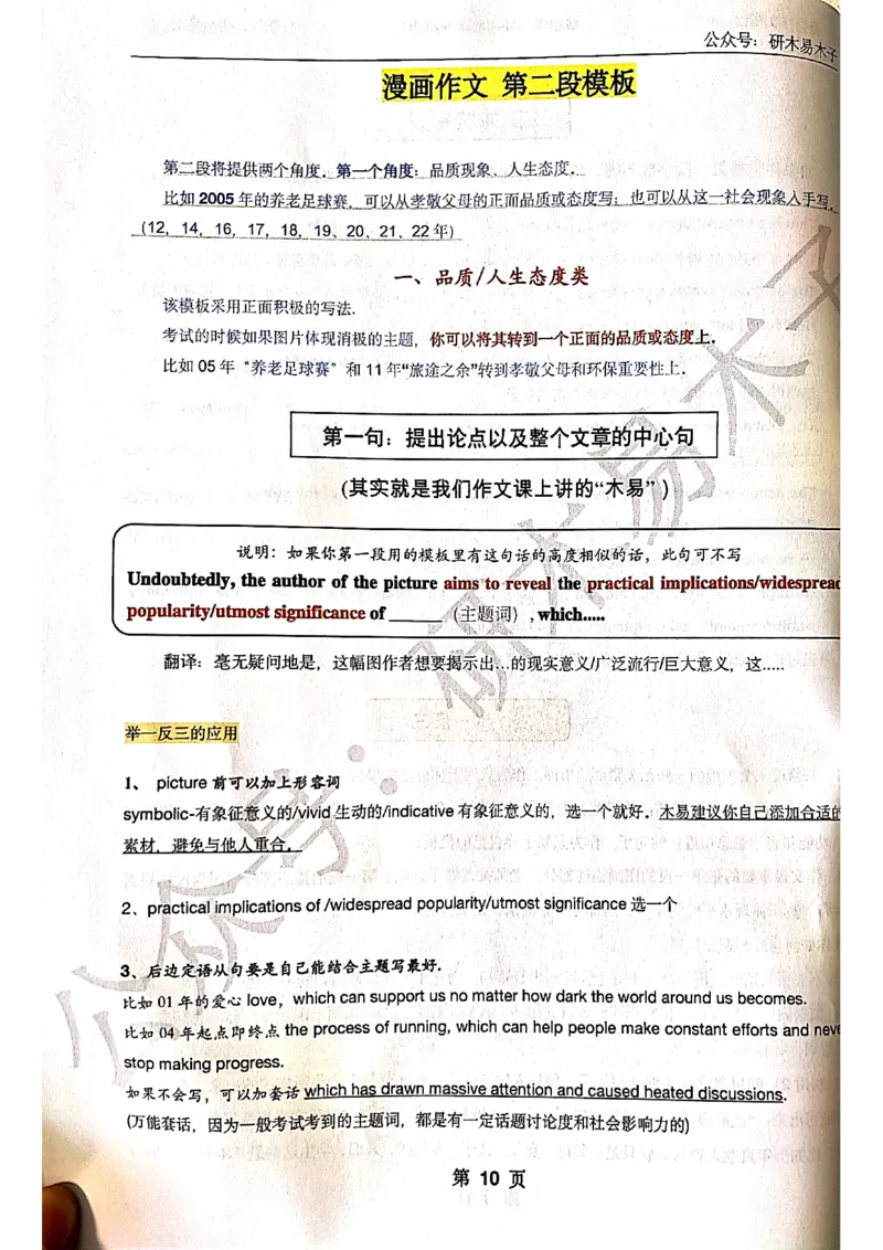 木易作文扫描版_考研英语真题（英一＋英二）_考研英语真题_考研英语一历年真题_25英语-万能作文模板_赠送：25年万能作文模板_木易作文