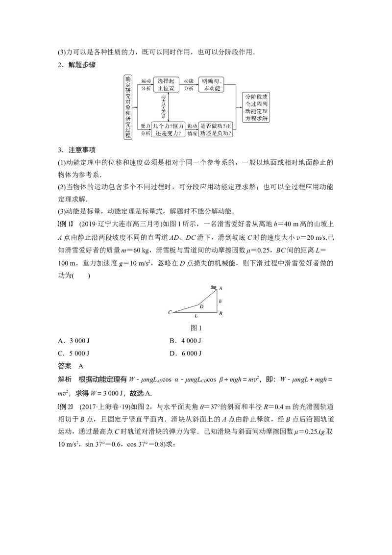 2022年高考物理一轮复习第6章第2讲动能定理及其应用_新高考复习资料_2022年新高考复习资料_高考物理2022年一轮复习各版本_1.2022年高考物理一轮复习全国通用版