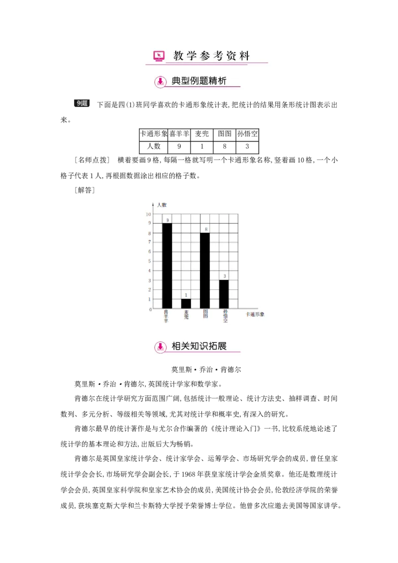 第7单元条形统计图_小学数学人教版4年级上册_1课时详案