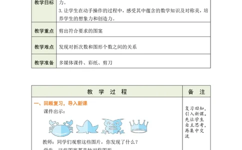 4剪纸_小学数学人教版单独教案（1-6上下册）_《绿卡图书教案》1-6下册（26春）_3年级下册（26春）_1生活中的运动现象