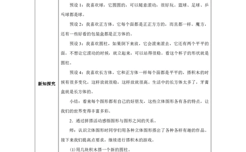 图形的认识_教学设计_小学数学人教版单独教案（1-6上下册）_《智慧教育教案》1-6上下册（25秋）_1-6上册_1年级上册（教案）2024秋新教材_第6单元