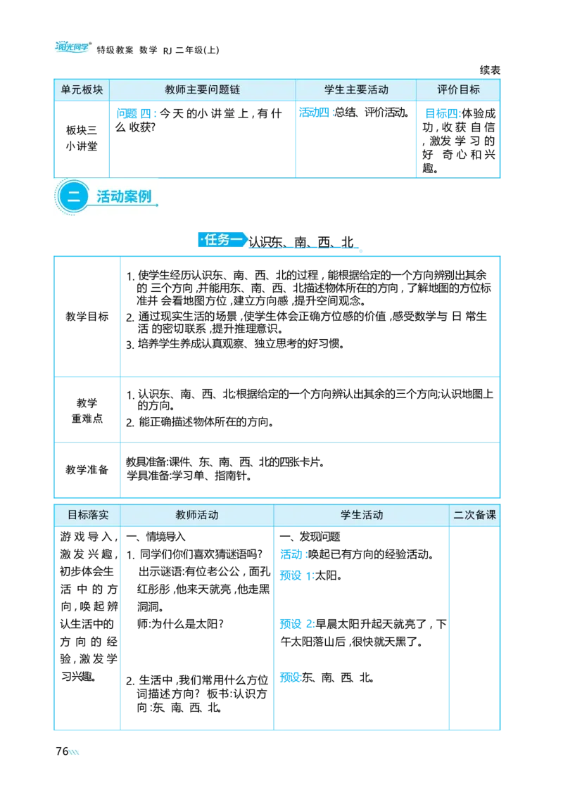 校园小导游_小学数学人教版单独教案（1-6上下册）_《阳光同学教案》1-6上册（25秋）_阳光同学特级教案数学人教2年级上册_综合与实践校园小导游