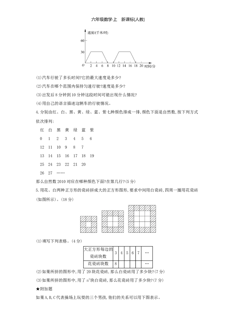 第8单元数学广角&mdash;&mdash;数与形_小学数学人教版6年级上册_1课时详案
