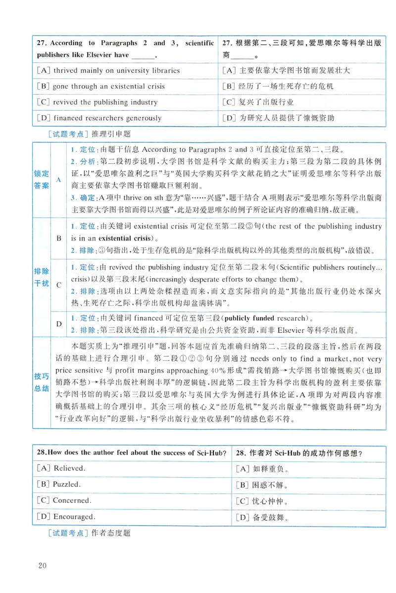 2020年真题解析及复习思路_考研英语真题（英一＋英二）_考研英语真题_考研英语一历年真题_❤️6.黄皮-英语一解析_真题解析及复习思路（2001-2025）