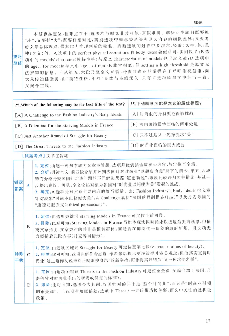 2016年真题解析及复习思路_考研英语真题（英一＋英二）_考研英语真题_考研英语一历年真题_❤️6.黄皮-英语一解析_真题解析及复习思路（2001-2025）