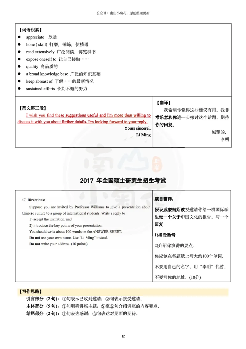 南山整理历年真题范文英二小作文_考研英语真题（英一＋英二）_考研英语真题_考研英语一历年真题_25英语-万能作文模板_26年万能作文模板（持续更新...）_南山_英语二_配套资料