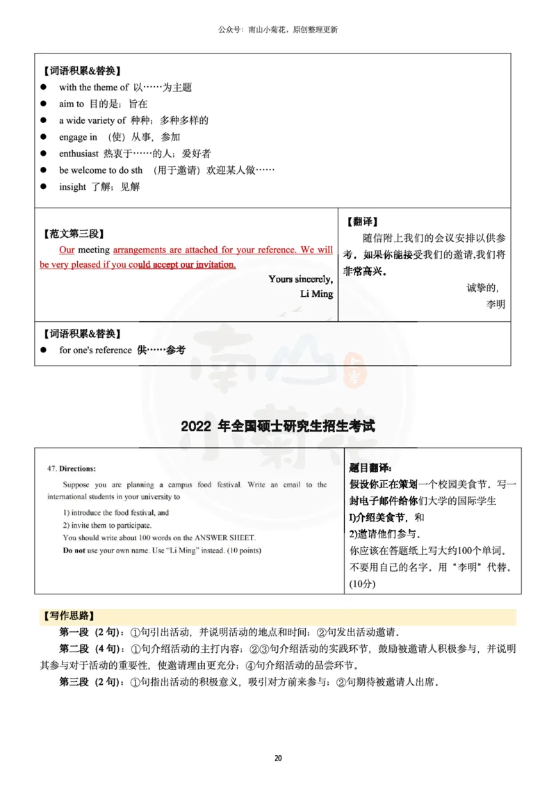 南山整理历年真题范文英二小作文_考研英语真题（英一＋英二）_考研英语真题_考研英语一历年真题_25英语-万能作文模板_26年万能作文模板（持续更新...）_南山_英语二_配套资料