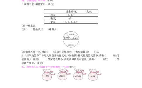 第4单元测试卷_小学数学人教版5年级上册_12单元测试卷_12单元测试卷