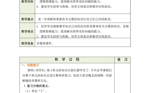 第19课时_小学数学人教版单独教案（1-6上下册）_《绿卡图书教案》1-6下册（26春）_5年级下册（26春）_第4单元