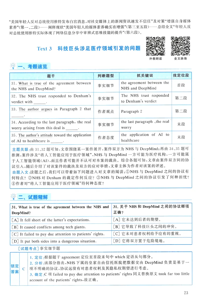 2018年真题解析及复习思路_考研英语真题（英一＋英二）_考研英语真题_考研英语一历年真题_❤️6.黄皮-英语一解析_真题解析及复习思路（2001-2025）