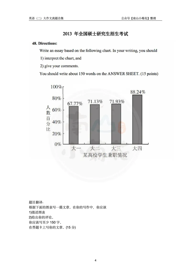 南山整理英语二大作文真题合集_考研英语真题（英一＋英二）_考研英语真题_考研英语一历年真题_25英语-万能作文模板_26年万能作文模板（持续更新...）_南山_英语二_配套资料