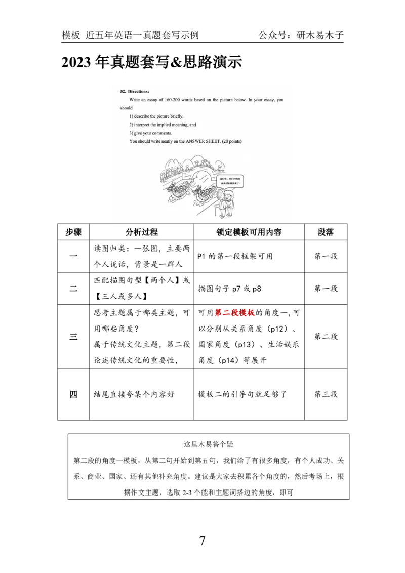 英一近5年真题模板套写示例_考研英语真题（英一＋英二）_考研英语真题_考研英语一历年真题_25英语-万能作文模板_26年万能作文模板（持续更新...）_研木易-作文
