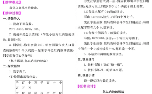 四人数上册教案_小学数学人教版单独教案（1-6上下册）_《课堂内外教案》1-6上下册（26春）_1-6上册（25秋）