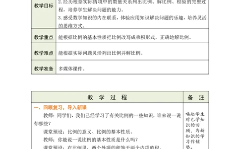第3课时解比例_小学数学人教版单独教案（1-6上下册）_《绿卡图书教案》1-6下册（26春）_6年级下册（26春）_4比例